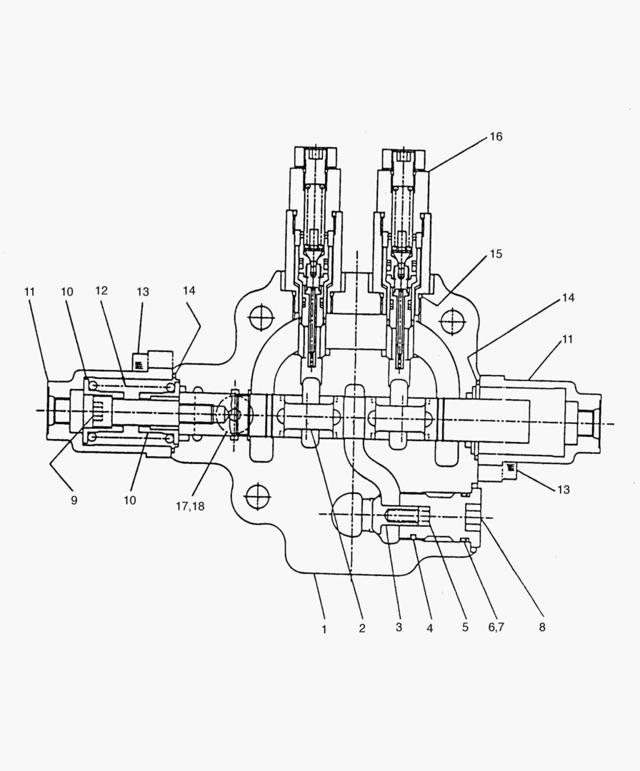 Спецтехника 4195 CONTROL VALVE-ARTI.BOOM [1001~1819] - главное фото