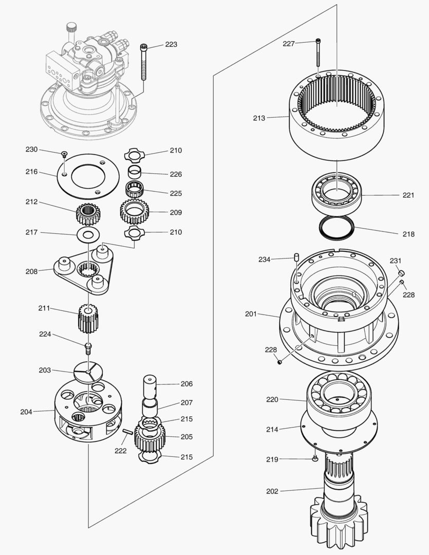 ПОВОРОТНАЯ ПОНИЖАЮЩАЯ ПЕРЕДАЧА