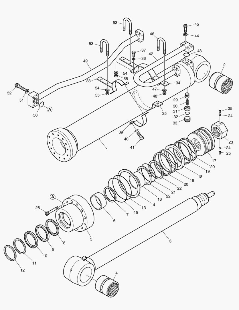 4270 ARM CYLINDER - BOOM 6.3m