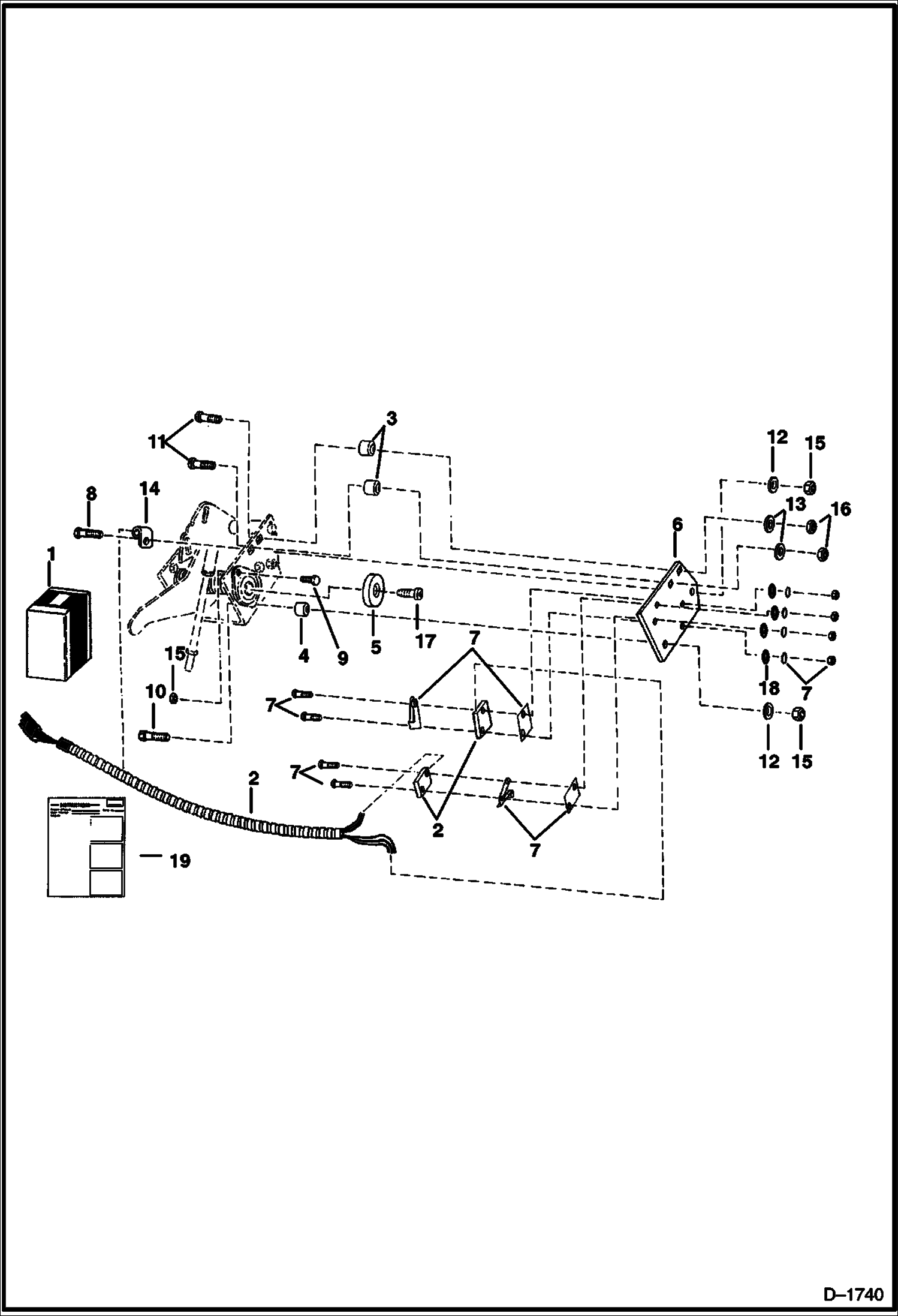ВЫКЛЮЧАТЕЛЬ, БЛОКИРУЮЩИЙ ВКЛЮЧЕНИЕ СТАРТЕРА ПРИ ВКЛЮЧЕННОЙ ПЕРЕДАЧЕ (СЕРИЙНЫЙ НОМЕР 15025 И НИЖЕ)