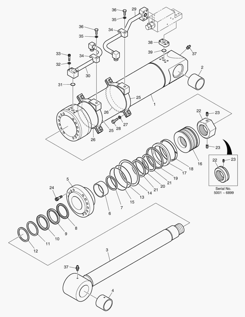 Спецтехника 4405 ARTI. BOOM CYLINDER - LOCK VALVE [5001~7057] - главное фото