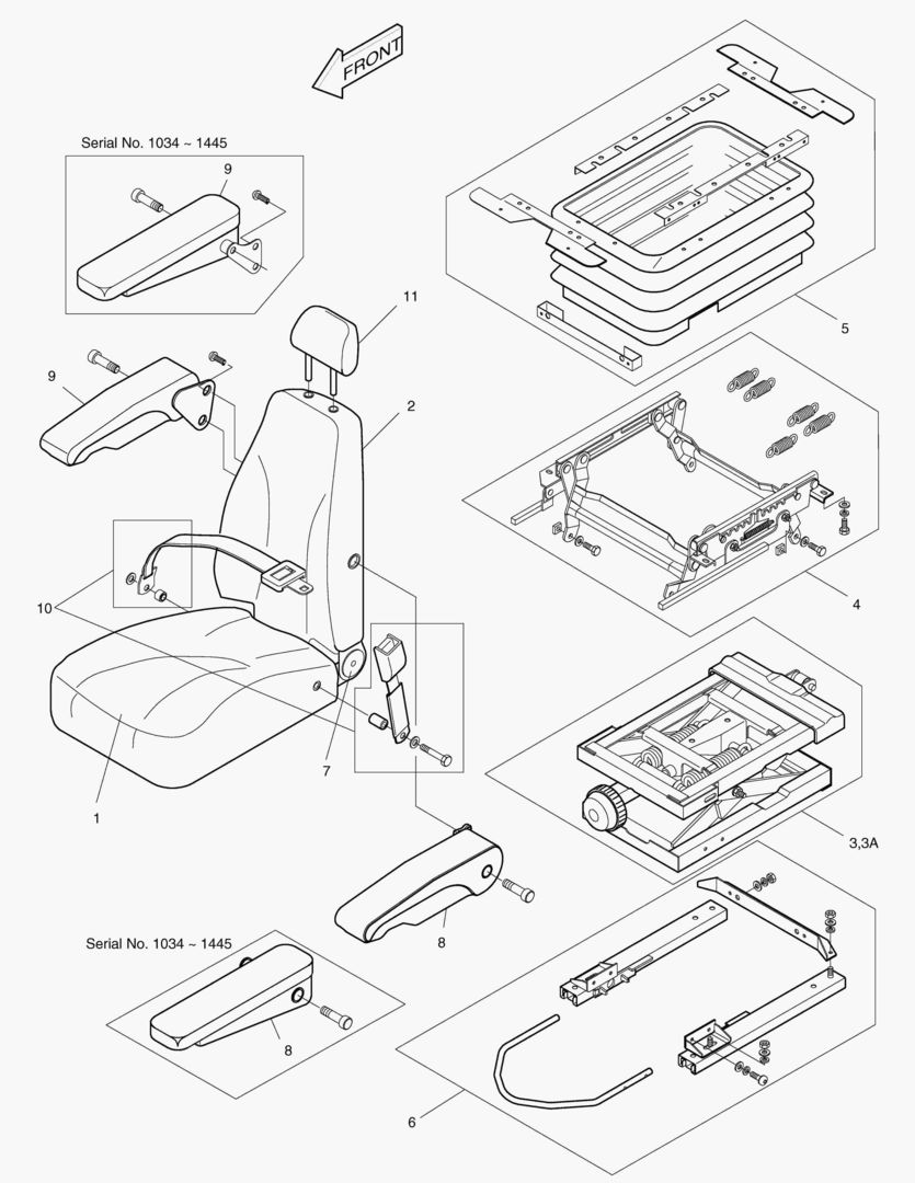 1416 SEAT-EXCEPT EUROPE & U.S.A [1034~]