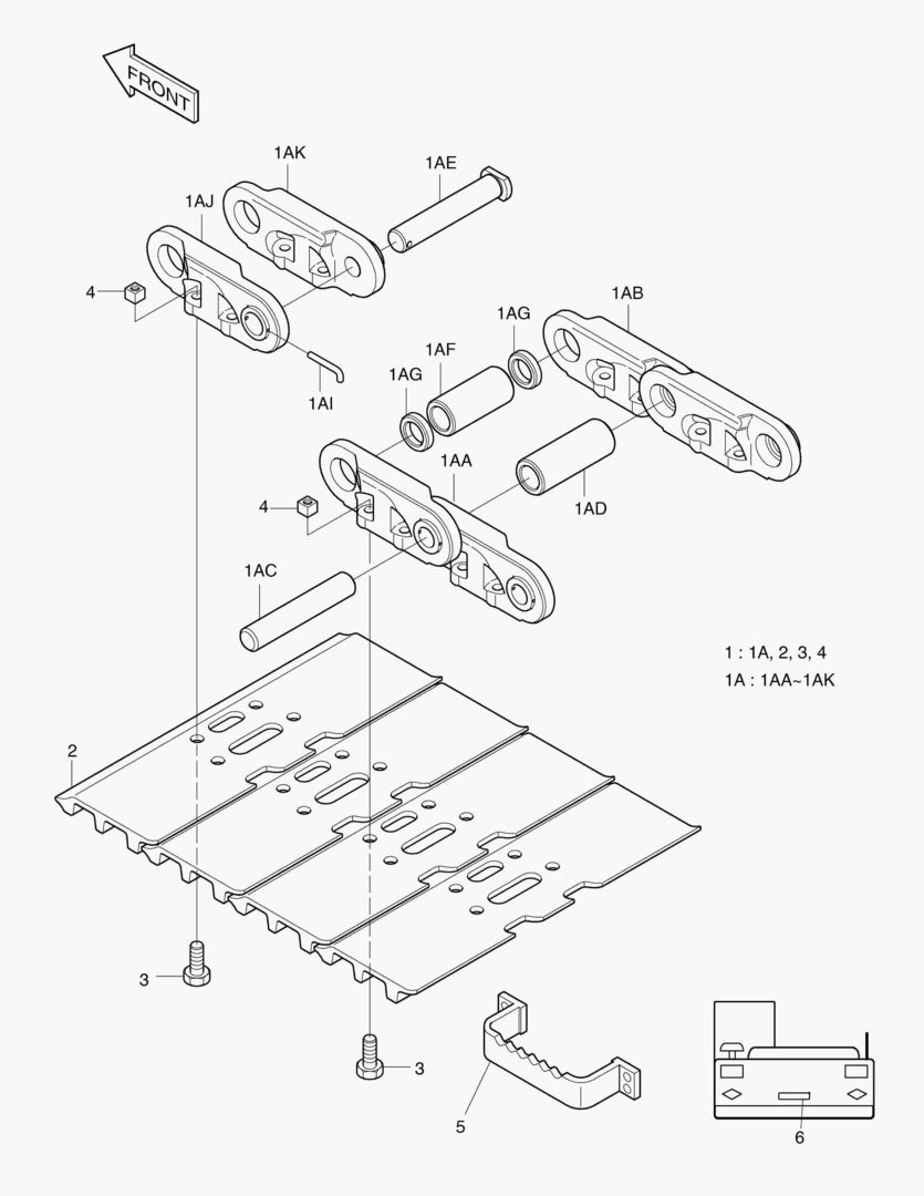 5130 TRACK SHOE-850G [5001~]