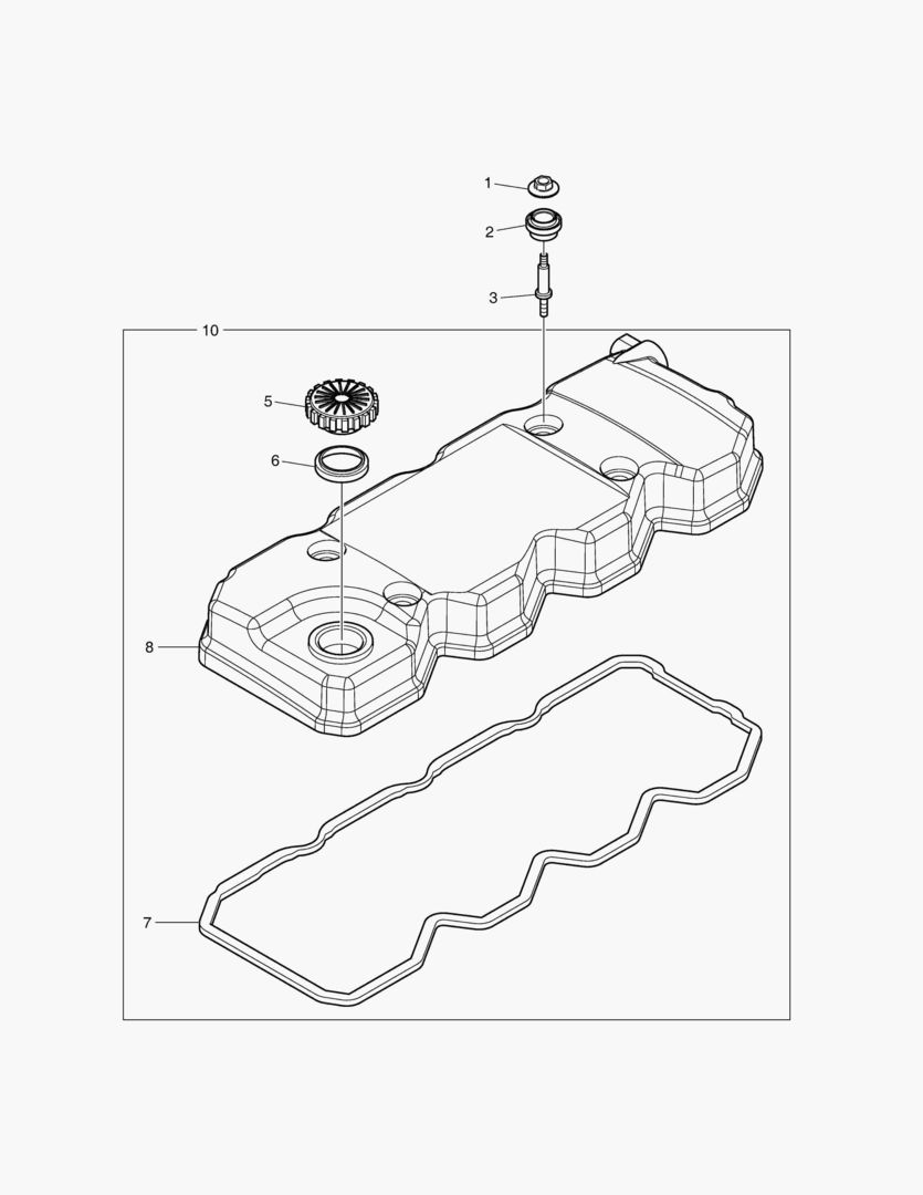 КРЫШКА ГОЛОВКИ ЦИЛИНДРА