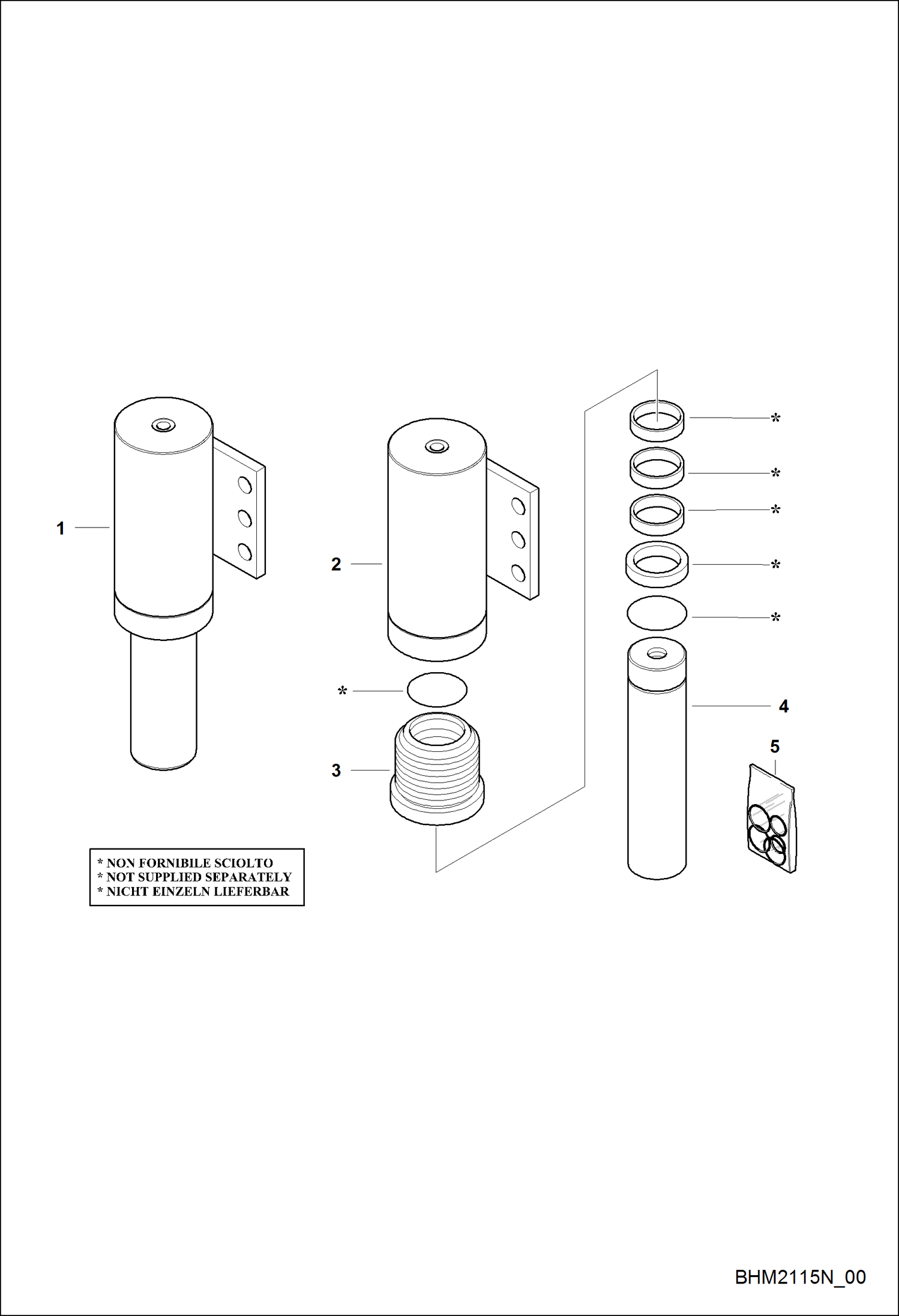 ЗАДНИЙ ВИБРАЦИОННЫЙ БЛОК ЦИЛИНДРА