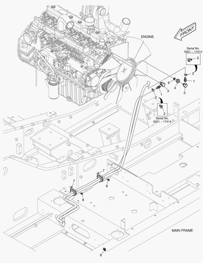 ТУБОПРОВОД ОБОГРЕВАТЕЛЯ(2)
