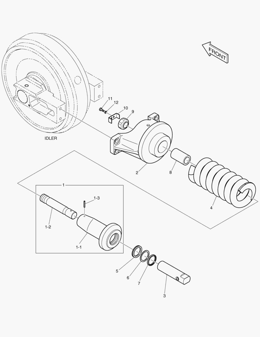 ПРУЖИНЫ ГУСЕНИЦЫ