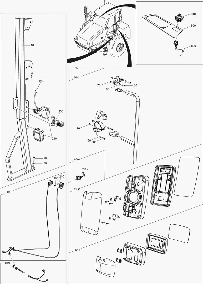 Спецтехника G500-71 MIRROR SYSTEM ELEC. ADJUSTMENT [8X1102~] - главное фото