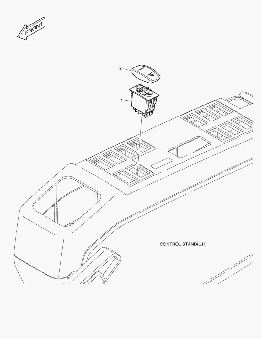 ВКЛЮЧАТЕЛЬ - ЗАДНИЙ БУЛЬДОЗЕР