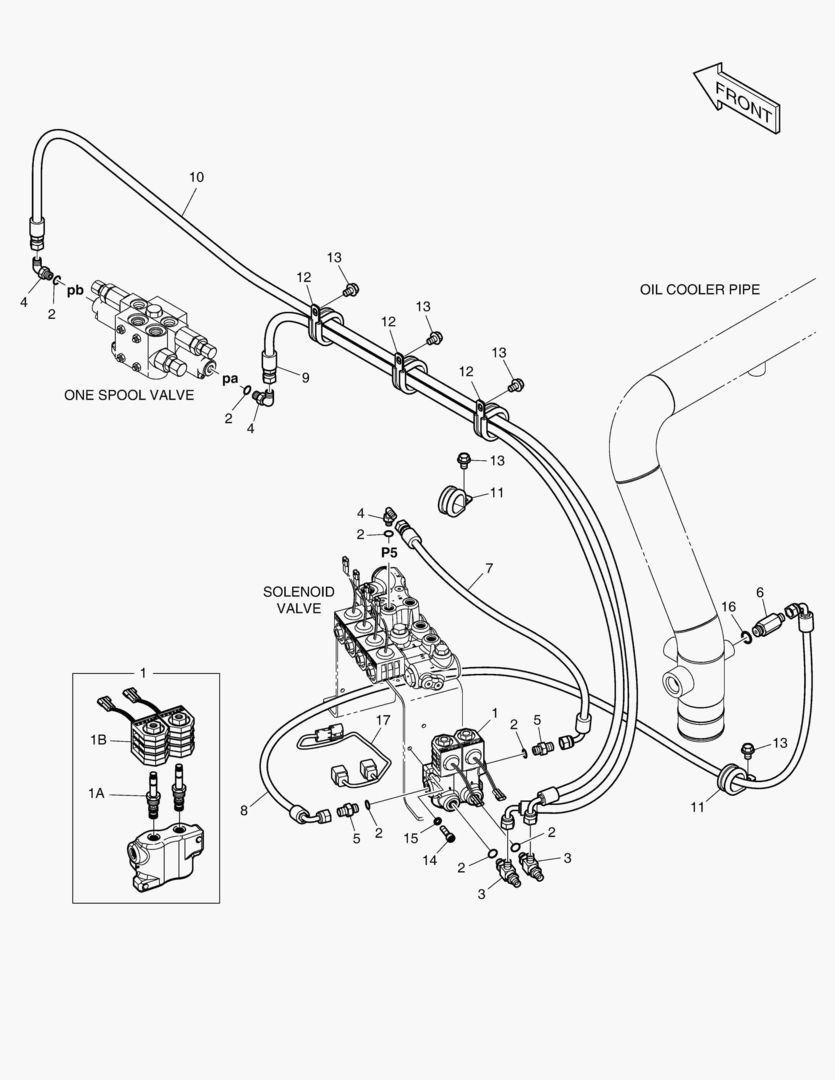 ТРУБОПРОВОД СЕРВОУПРАВЛЕНИЯ(1)-ВРАЩАЮЩИЙСЯ