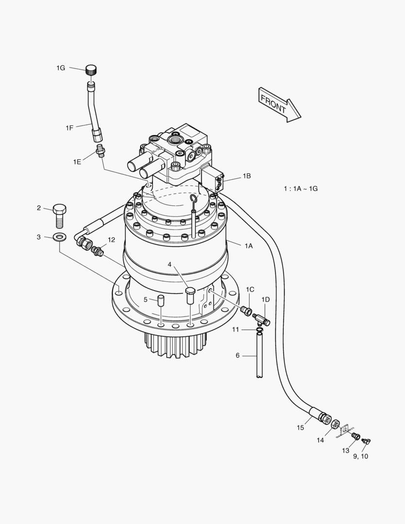ПОВОРОТНОЕ УСТРОЙСТВО В СБОРЕ