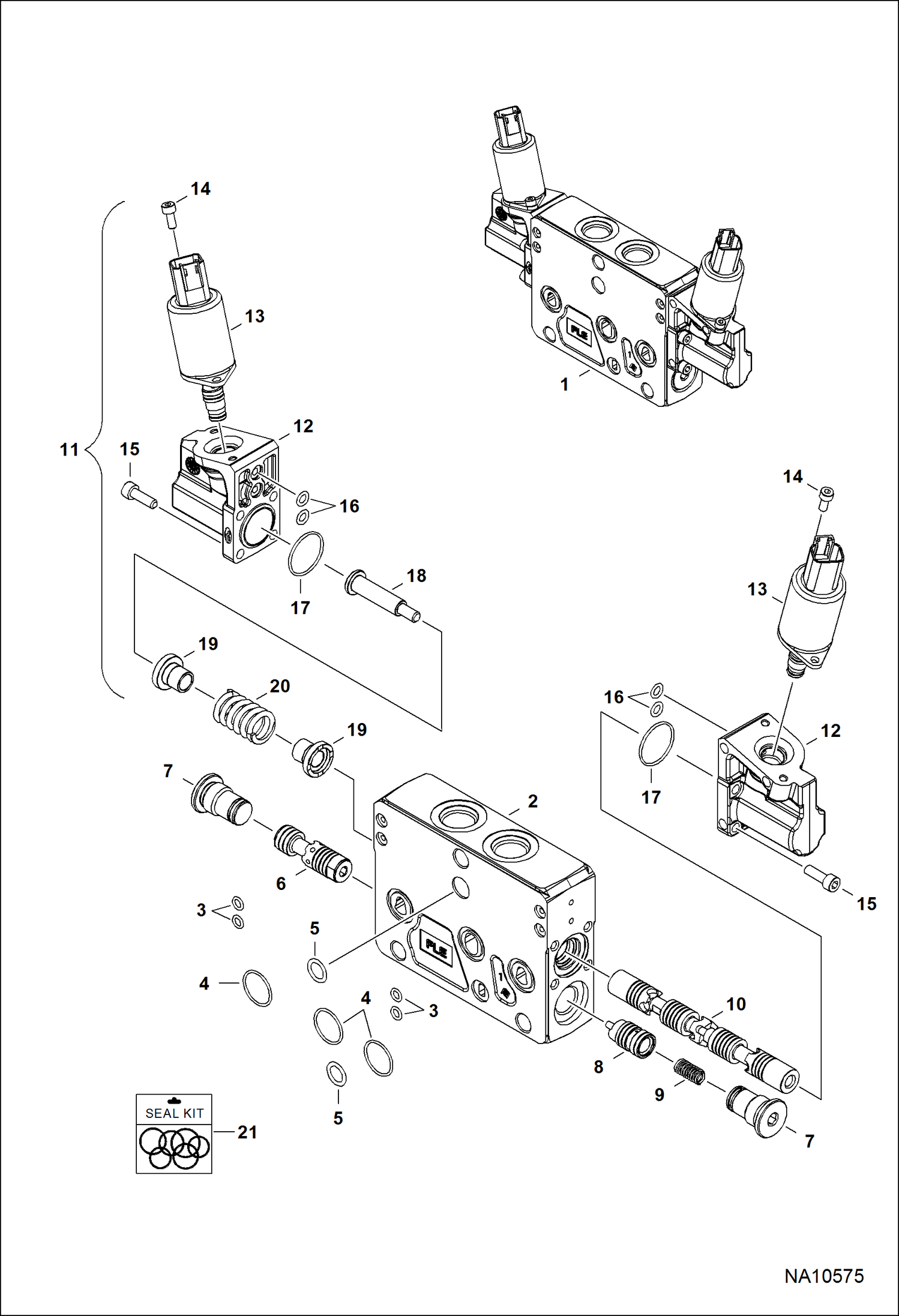 Схема РЕГУЛИРУЮЩИЙ КЛАПАН (РАБОЧАЯ ЧАСТЬ) (ВСПОМОГАТЕЛЬНОЕ УСТРОЙСТВО)