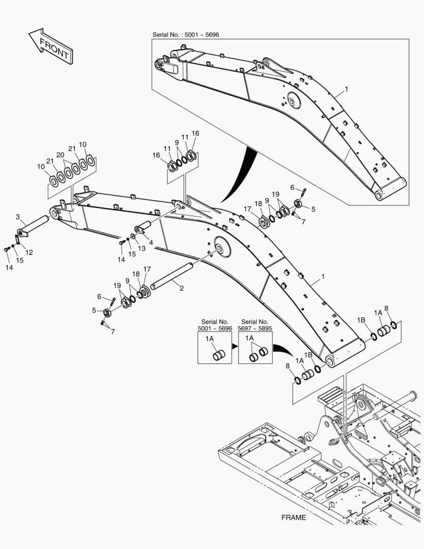 СТРЕЛА - 5.7 м - ГИДРАВЛИЧЕСКОГО ТИПА