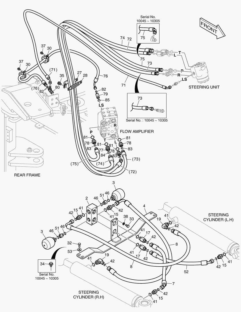 ПАТРУБКИ РУЛЕВОГО УПРАВЛЕНИЯ (2)