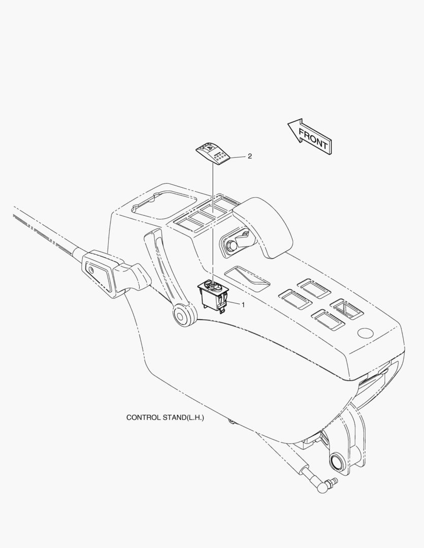 ВКЛЮЧАТЕЛЬ - ЗАДНИЙ БУЛЬДОЗЕР