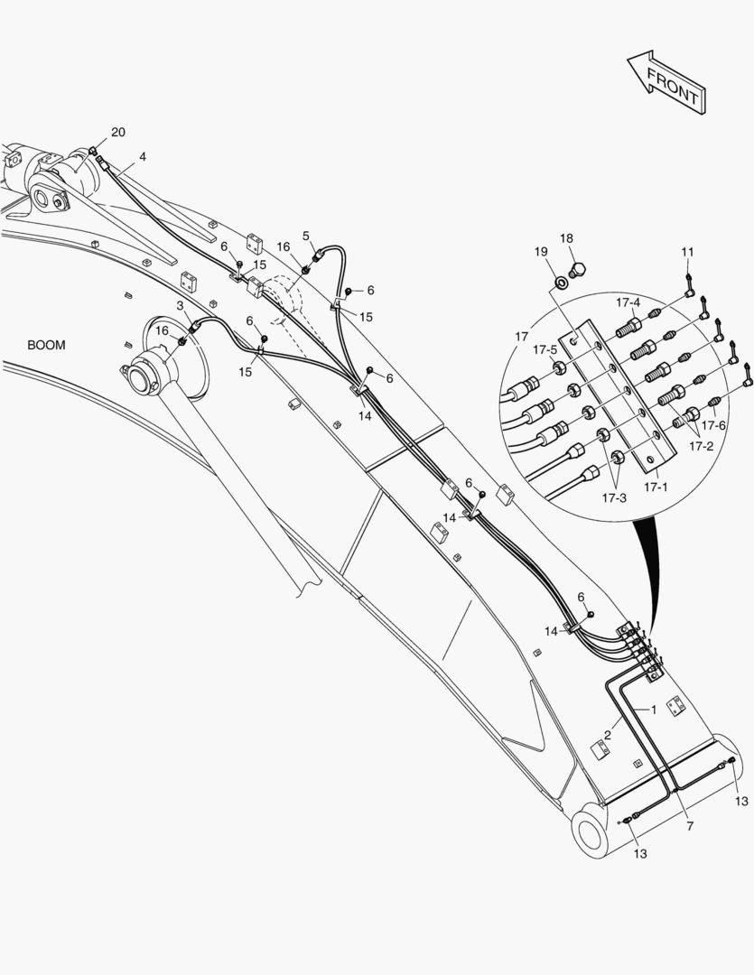 ТРУБОПРОВОД СМАЗОЧНОЙ СИСТЕМЫ - СТРЕЛА