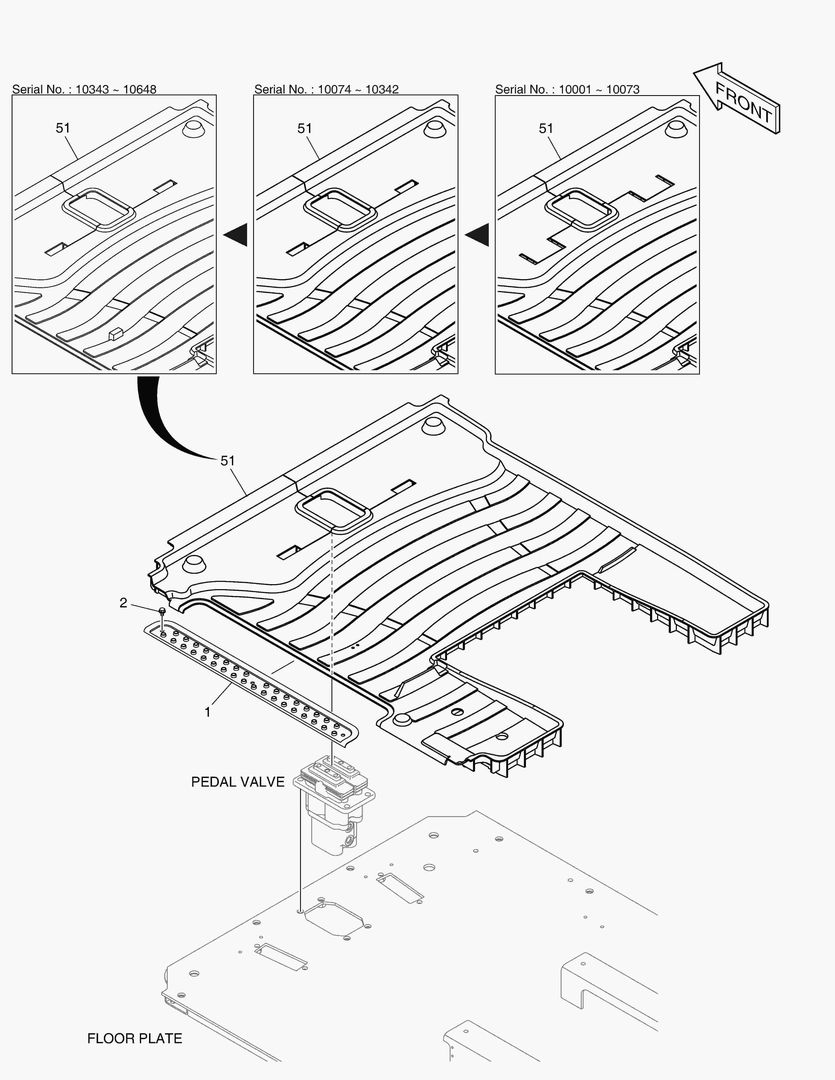 КОВРИК НА ПОЛУ КУЗОВА
