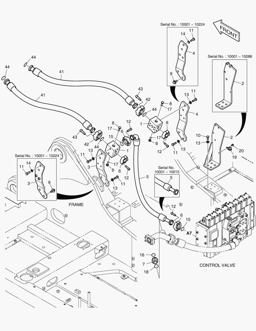 6150 MAIN PIPING - ONE & TWO WAY