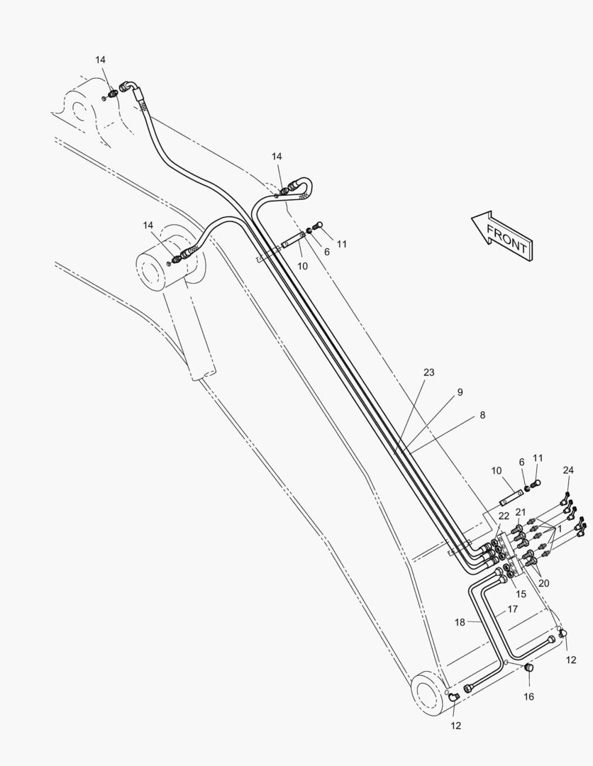 ТРУБОПРОВОД СМАЗОЧНОЙ СИСТЕМЫ