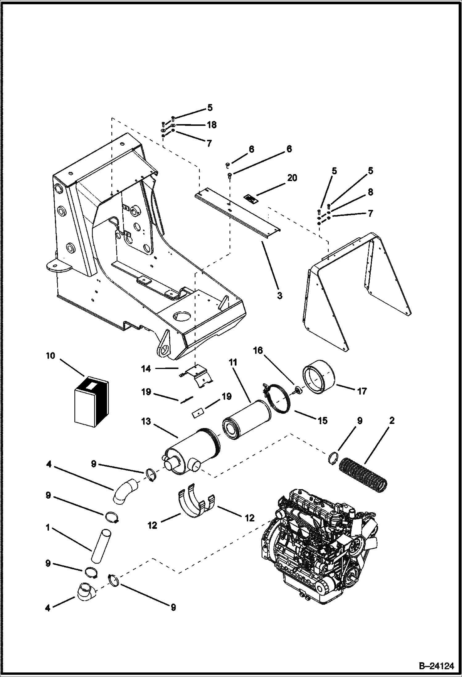 УЗЕЛ ВОЗДУШНЫХ ФИЛЬТРОВ