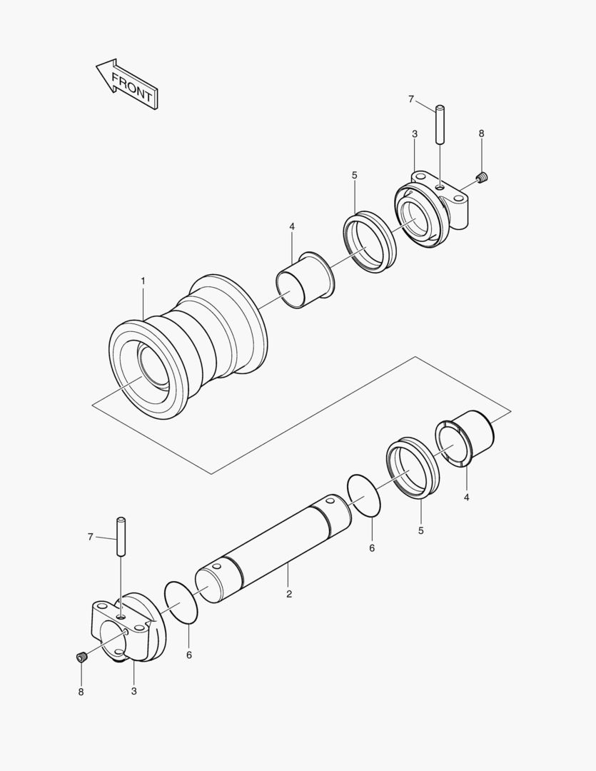 2150 LOWER ROLLER [5001~5977]
