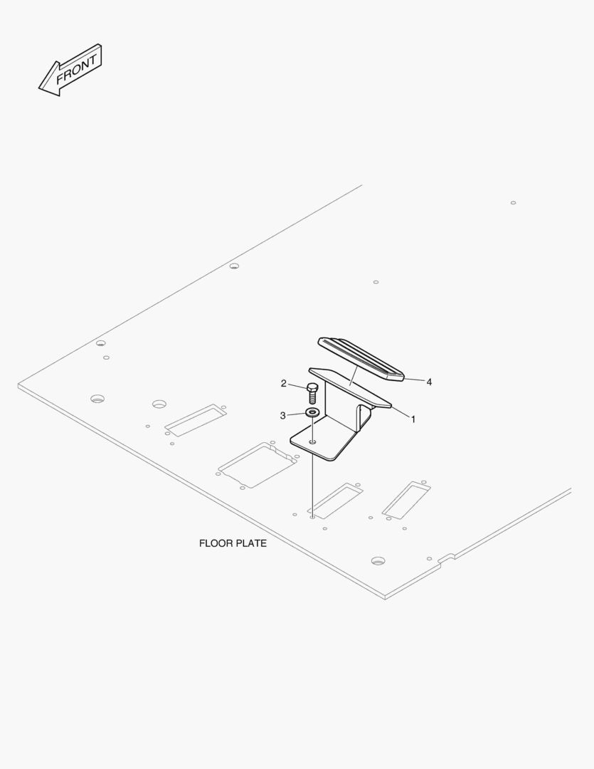 1560 FOOT REST - L.H