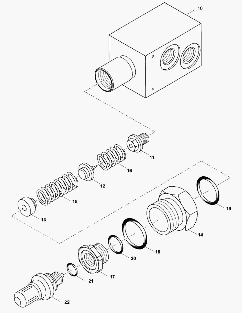 Спецтехника G190-82A THERMO RELIEF VALVE [810053~] - главное фото