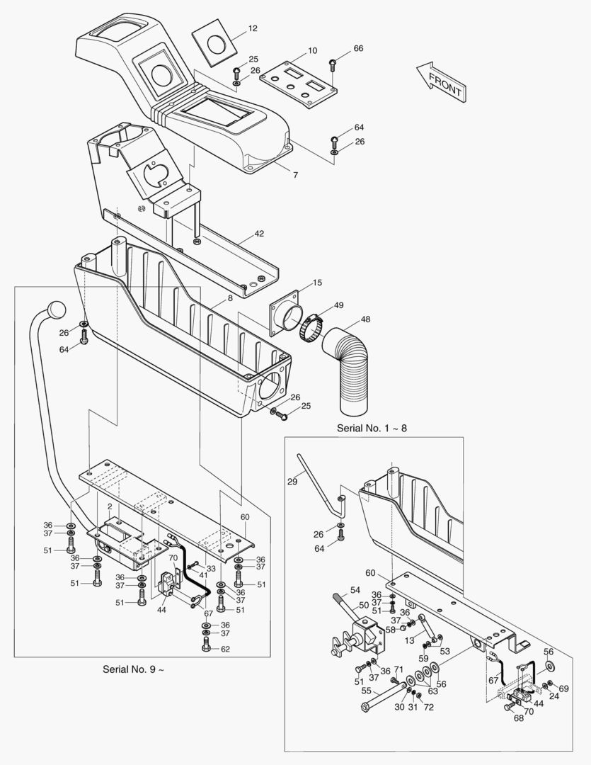 ПУЛЬТ УПРАВЛЕНИЯ-ЛЕВОСТОРОННИЙ