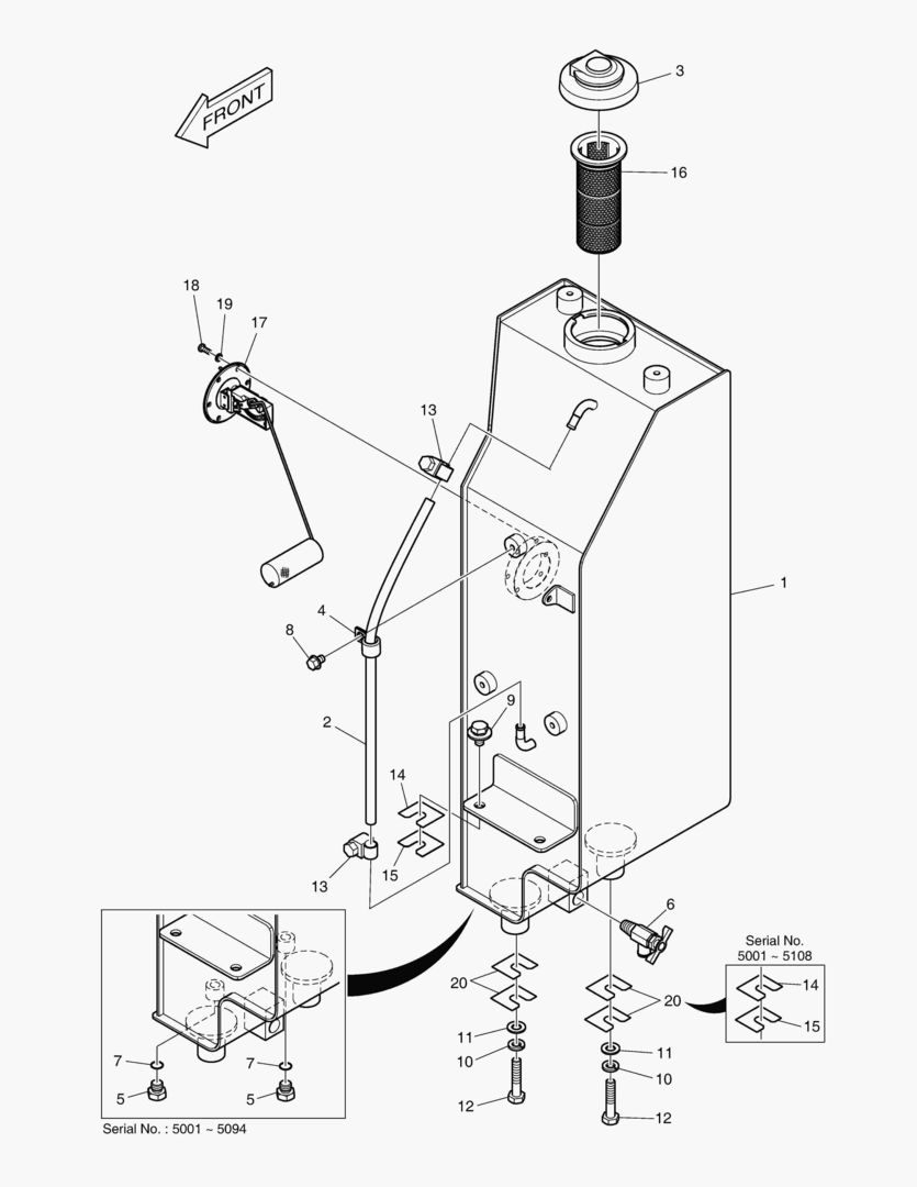 Схема 1150 FUEL TANK