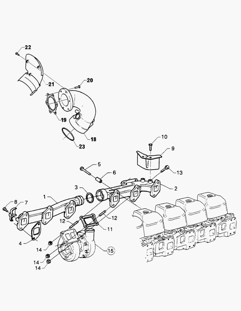 Спецтехника G010-9 EXHAUST MANIFOLD - главное фото