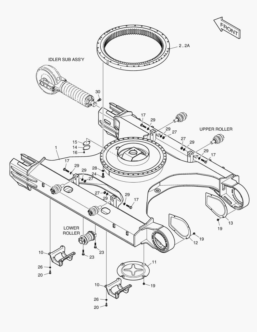 РАМА ГУСЕНИЦЫ