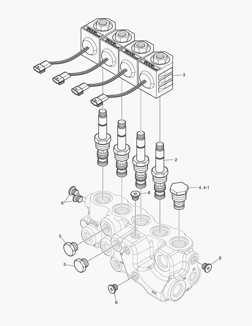 4250 SOLENOID VALVE - 4 SOL