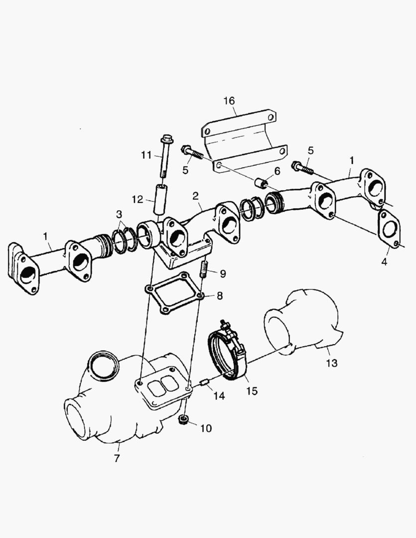 G010-38 EXHAUST MANIFOLD