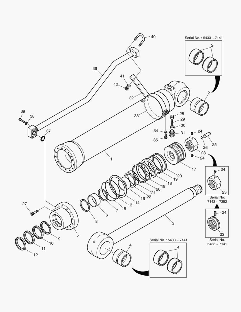 Спецтехника 4250 ARM CYLINDER [5001~7811] - главное фото