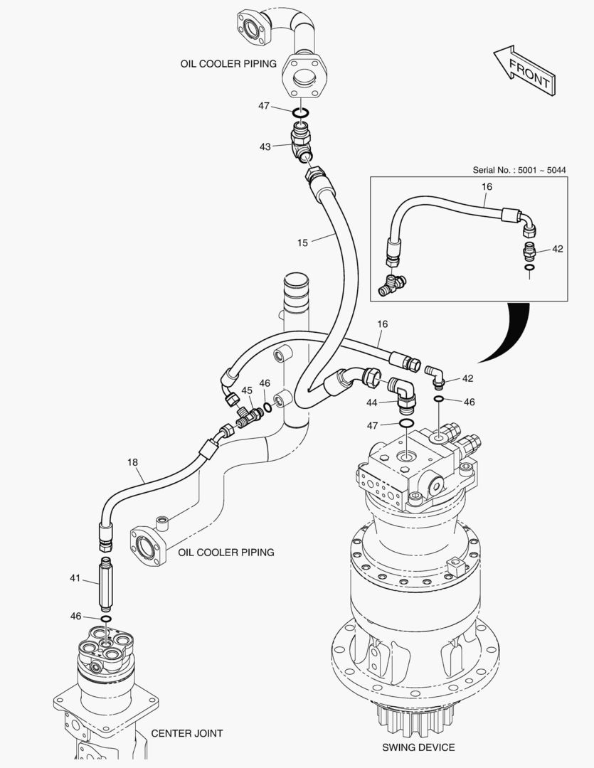 ТУБОПРОВОД МАСЛЯНОГО РАДИАТОРА(3)