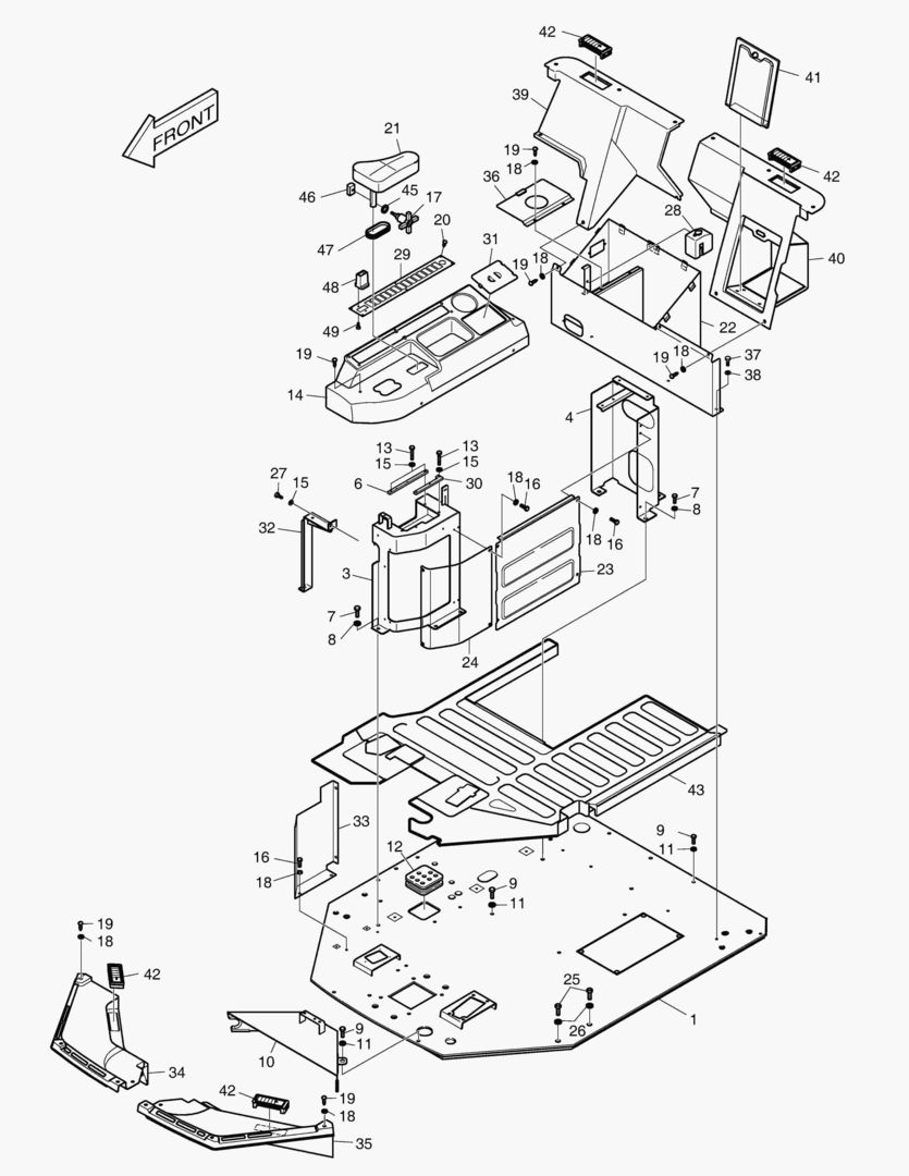 ПУЛЬТ УПРАВЛЕНИЯ В СБОРЕ - 2 РЫЧАГА