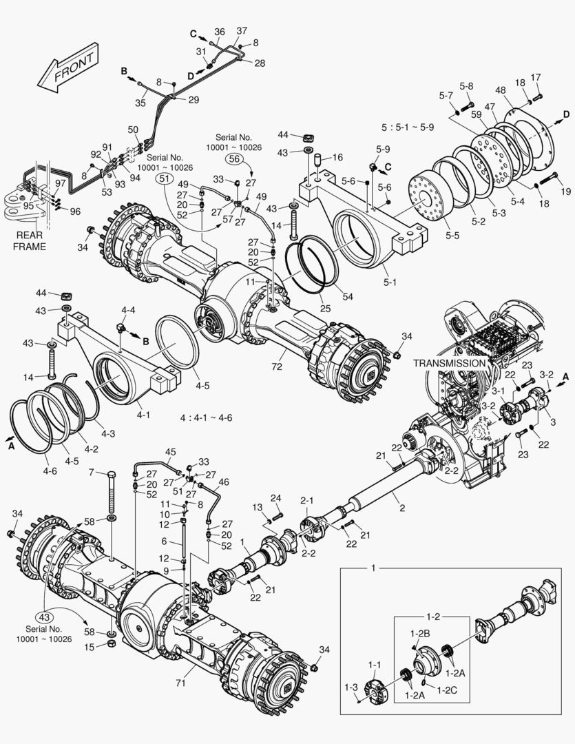 1200 AXLE & DRIVE SHAFT