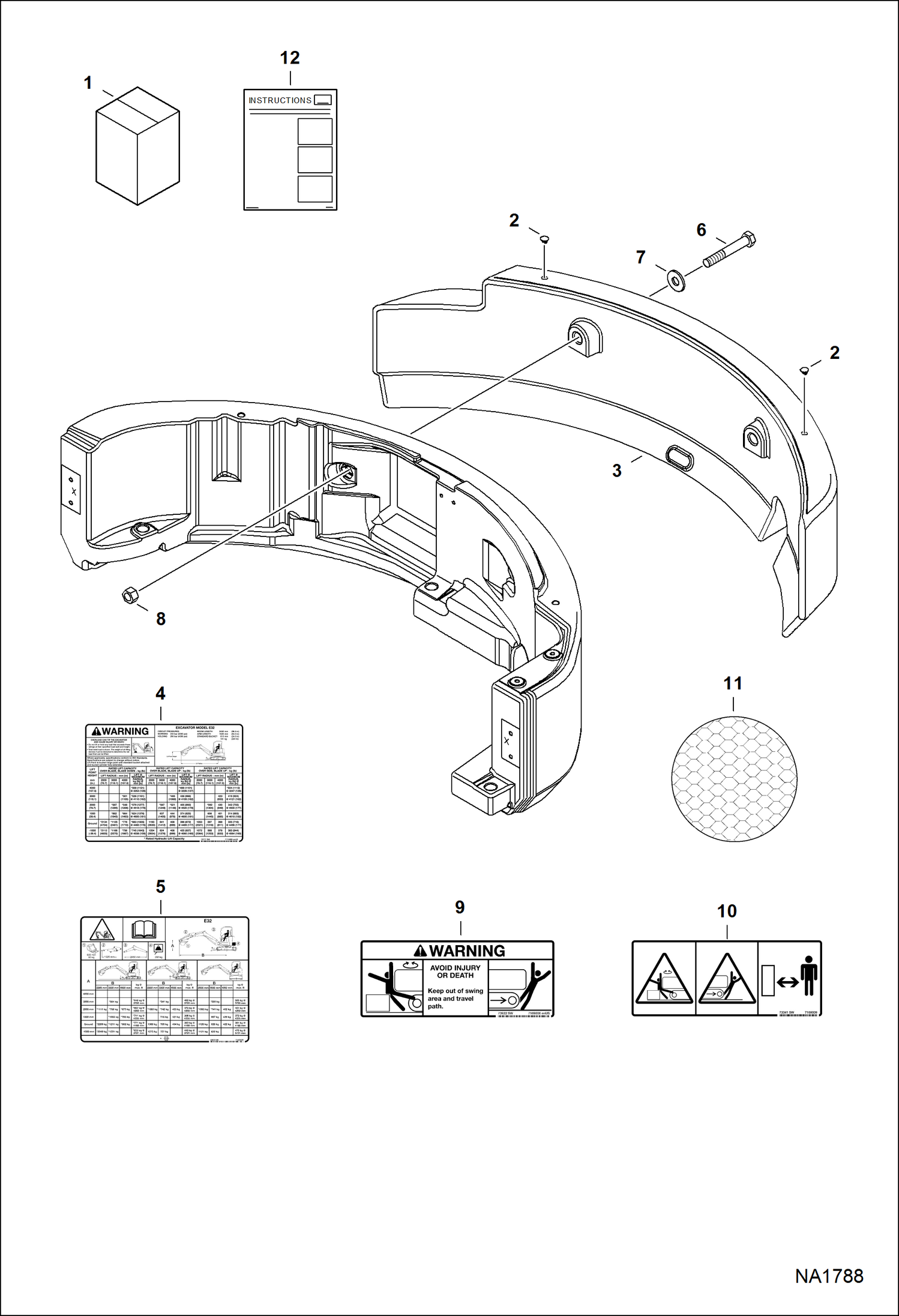 Схема КОМПЛЕКТ ПРОТИВОВЕСОВ