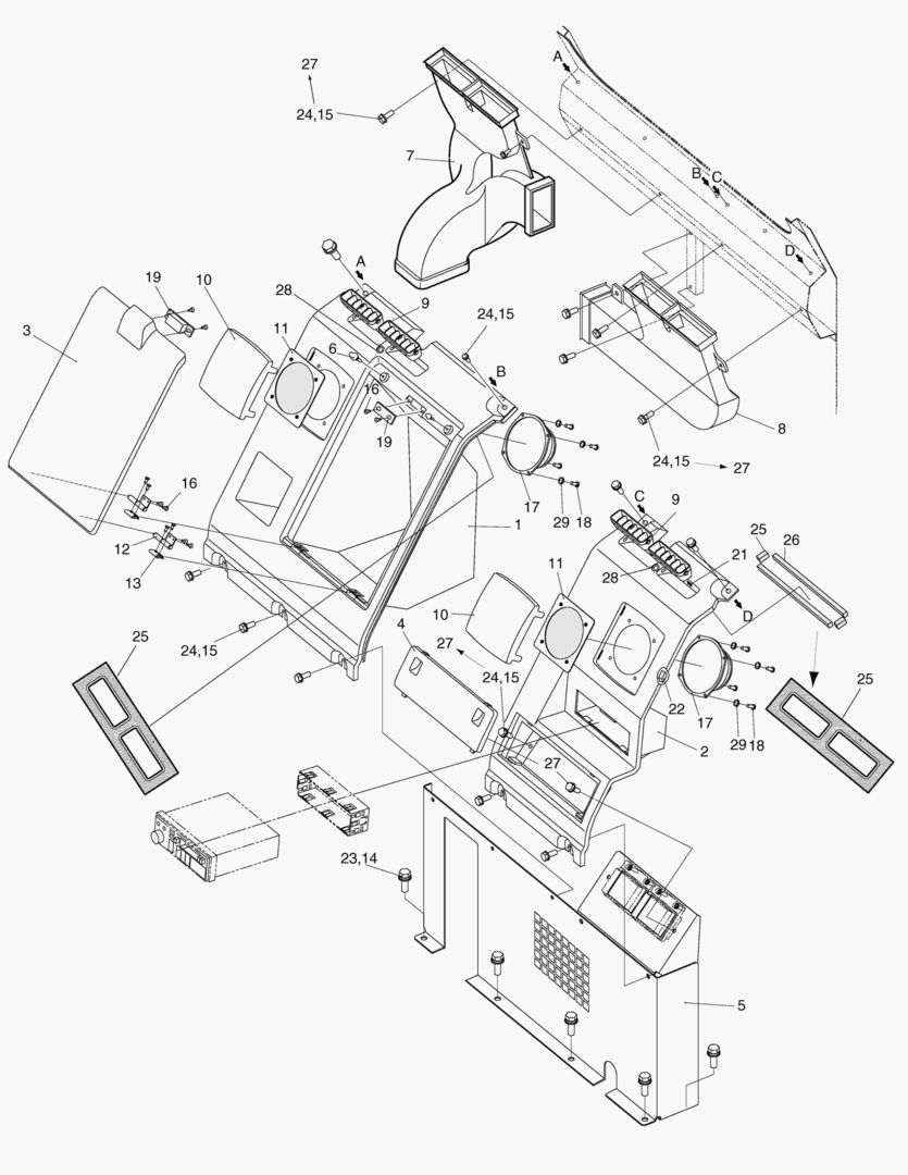 КРЫШКА ОБОГРЕВАТЕЛЯ В СБОРЕ