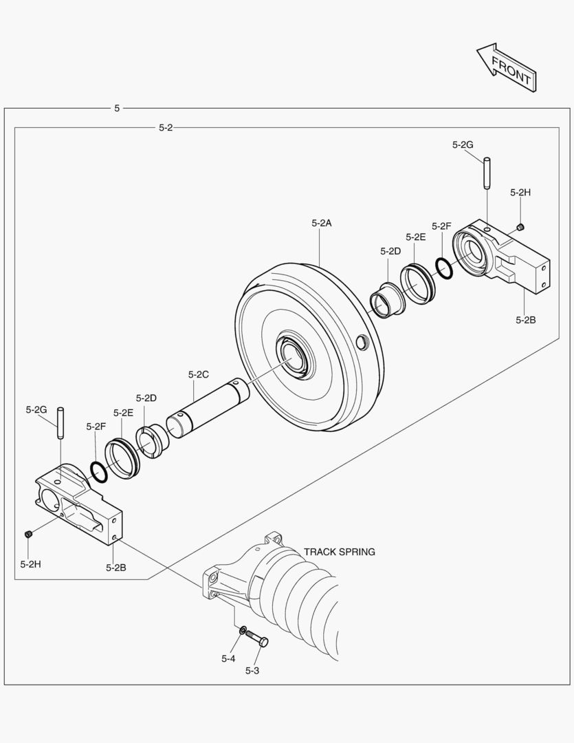 НАТЯЖНОЕ КОЛЕСО(DX220A)