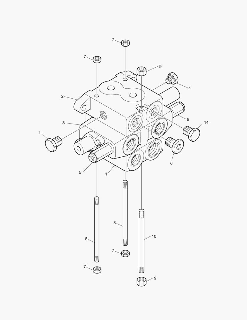 Спецтехника 4251 CONTROL VALVE-ARTI.BOOM [3105~]