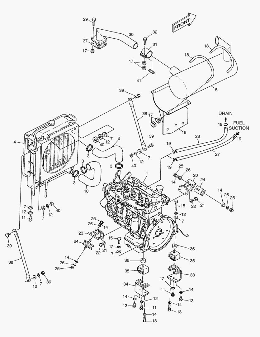 1110 ENGINE MOUNTING(1) [1~8]