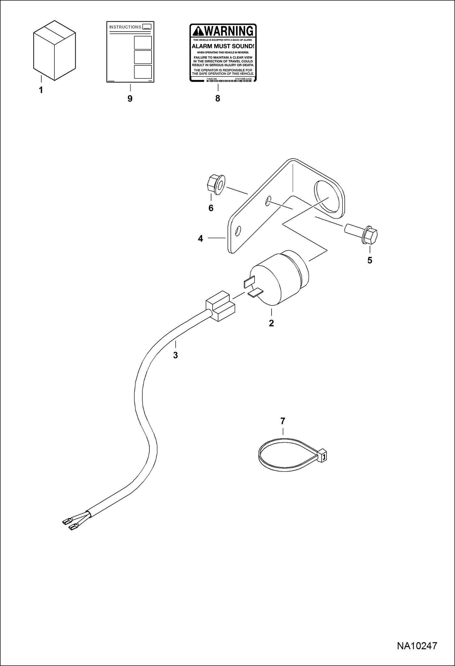 Схема СИГНАЛ ЗАДНЕГО ХОДА