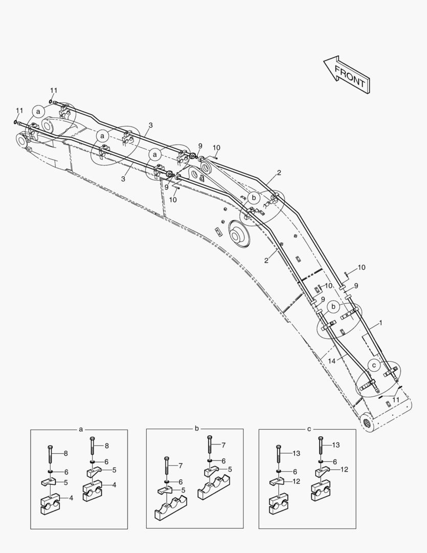 6200 BOOM PIPING - 4.6m ROTATING