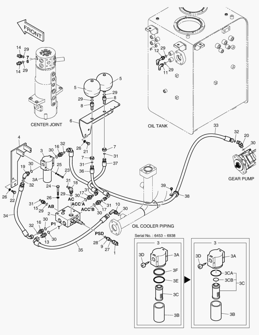 1461 BRAKE PIPING(2) [6453~]