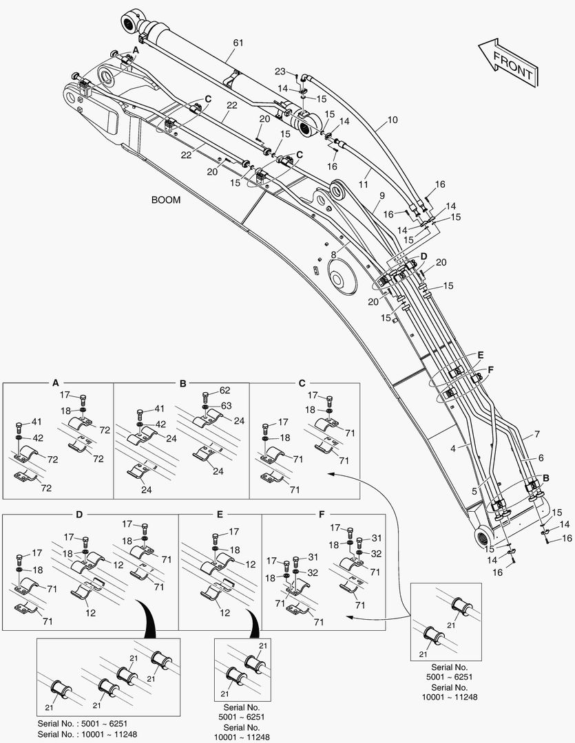 ГИДРОСИСТЕМА СТРЕЛЫ - 6.2 м