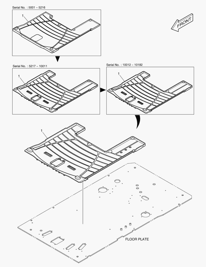 КОВРИК НА ПОЛУ КУЗОВА