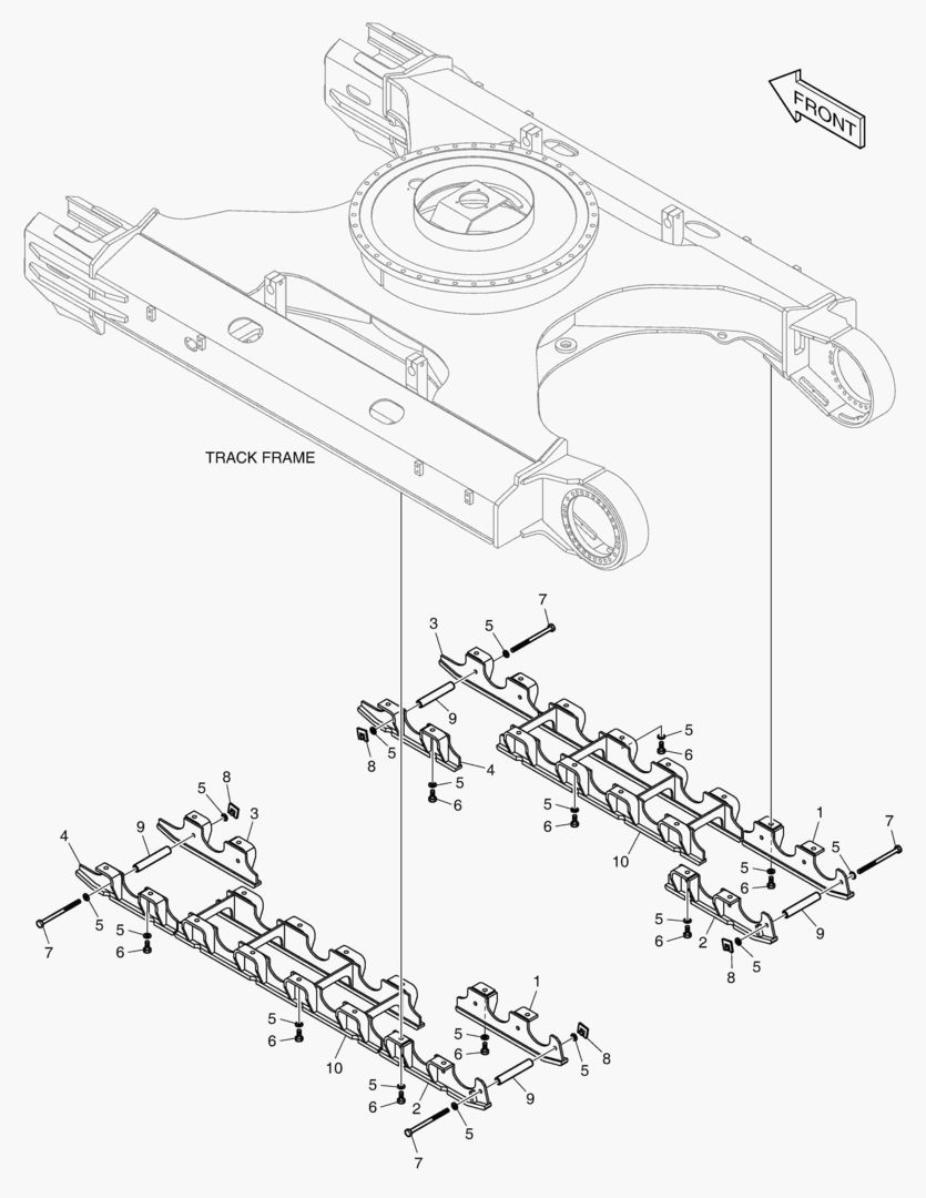 6421 TRACK FRAME(3m) - FULL GUARD [6251~]