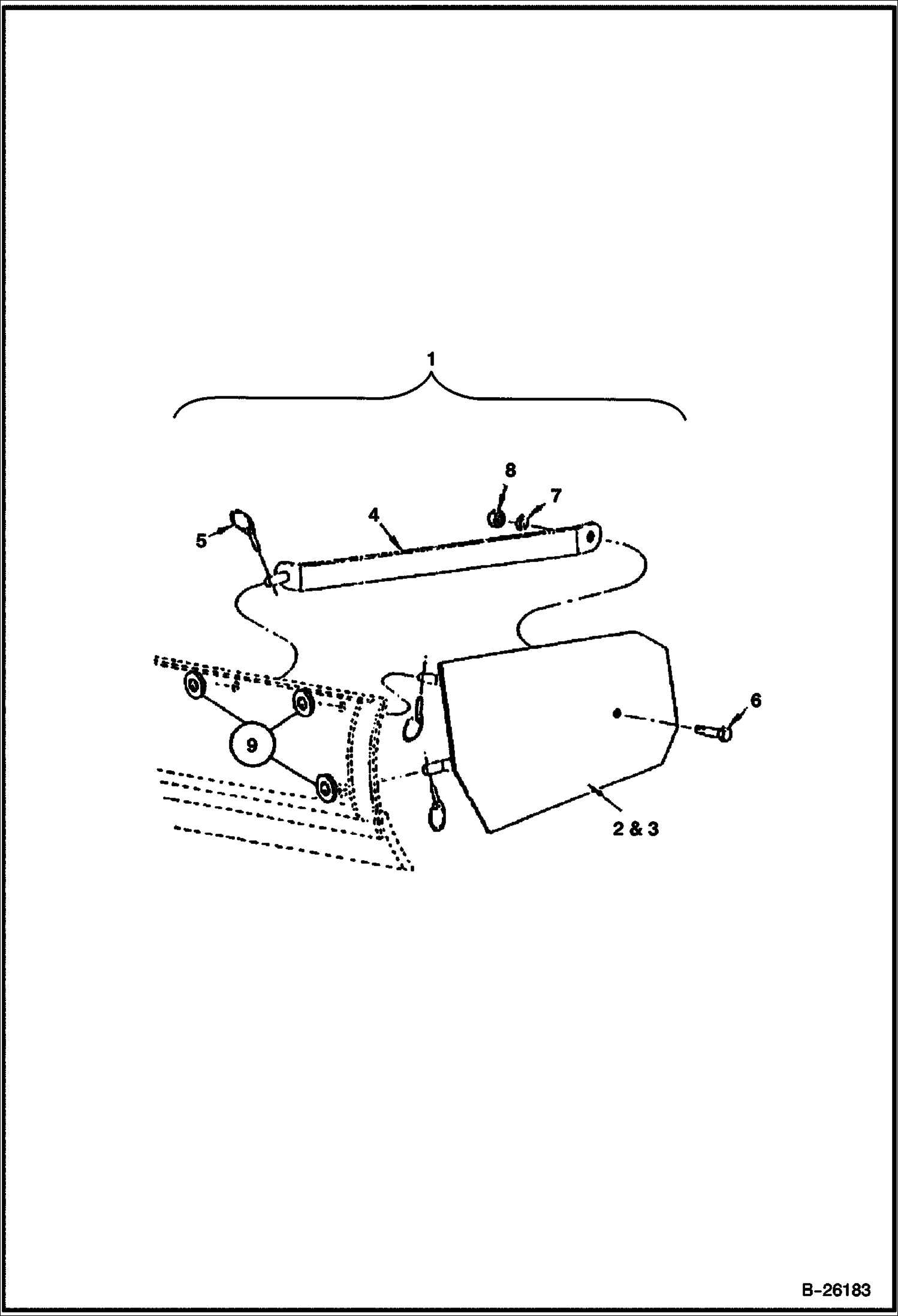 ПОВОРОТНЫЙ ОТВАЛ (ТОРЦЕВЫЕ ПЛАСТИНЫ) (КРЕПЛЕНИЕ) (3AB84HD A1G1) (3AB96HD A1G2)