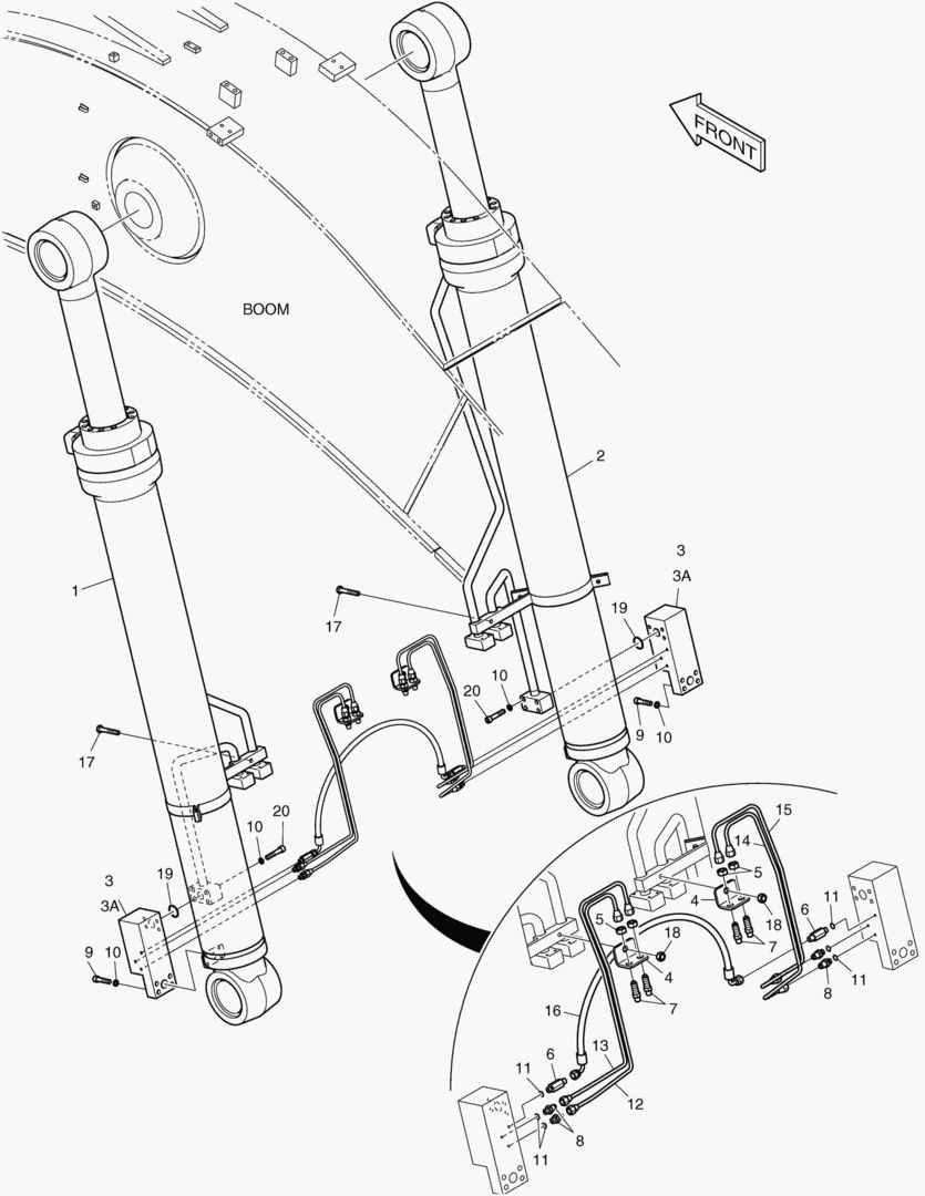 Спецтехника 6460 BOOM PIPING-LOCK VALVE [5001~10136] - главное фото